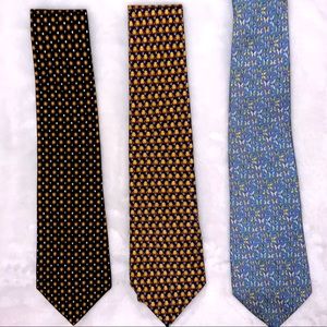 3-pack Salvatore Ferragamo Ties.